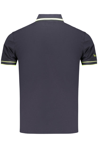 Kisses &amp; Hugs Men's Blue Short-Sleeved Polo Shirt