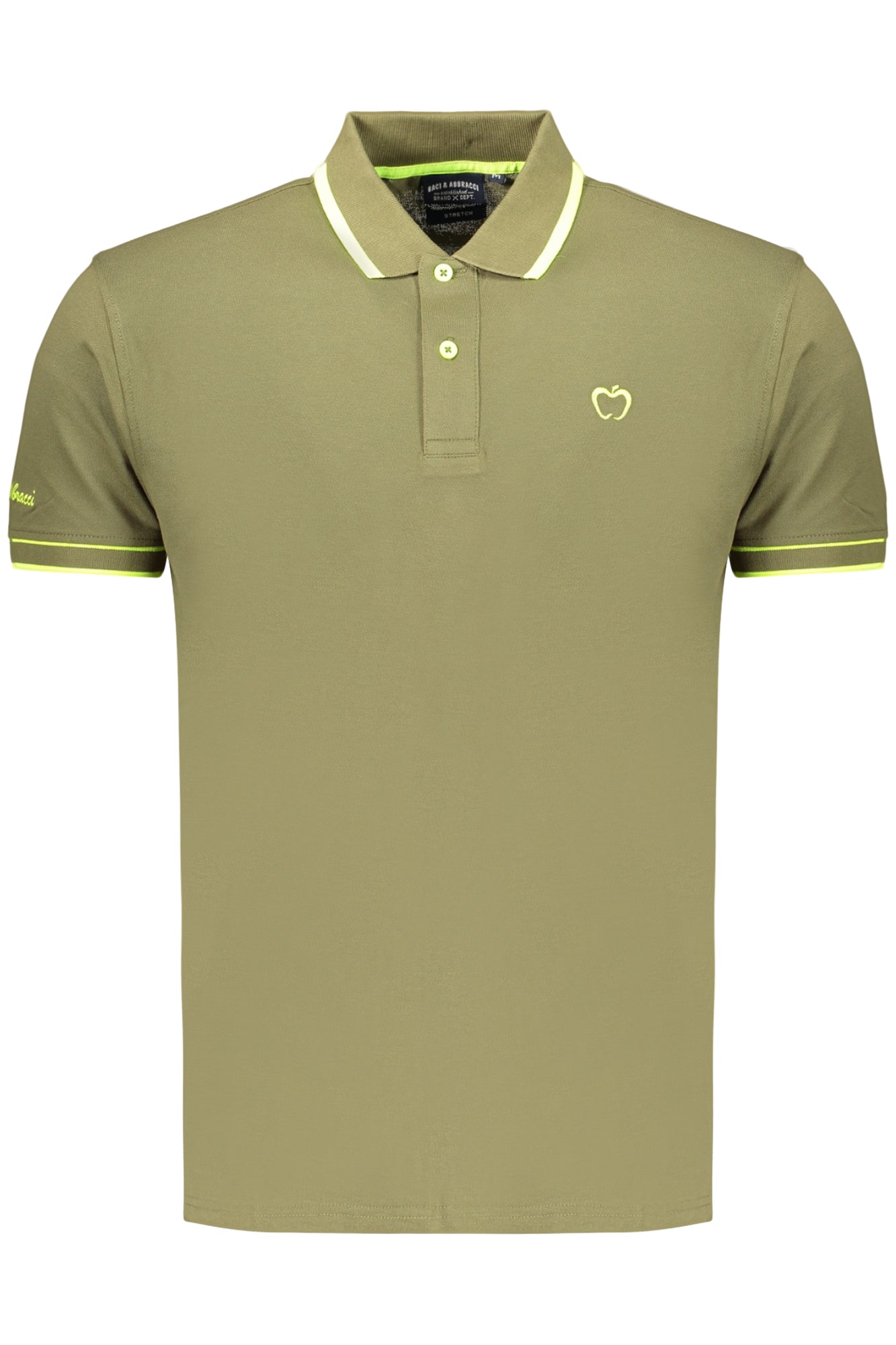 Kisses &amp; Hugs Men's Green Short-Sleeved Polo Shirt