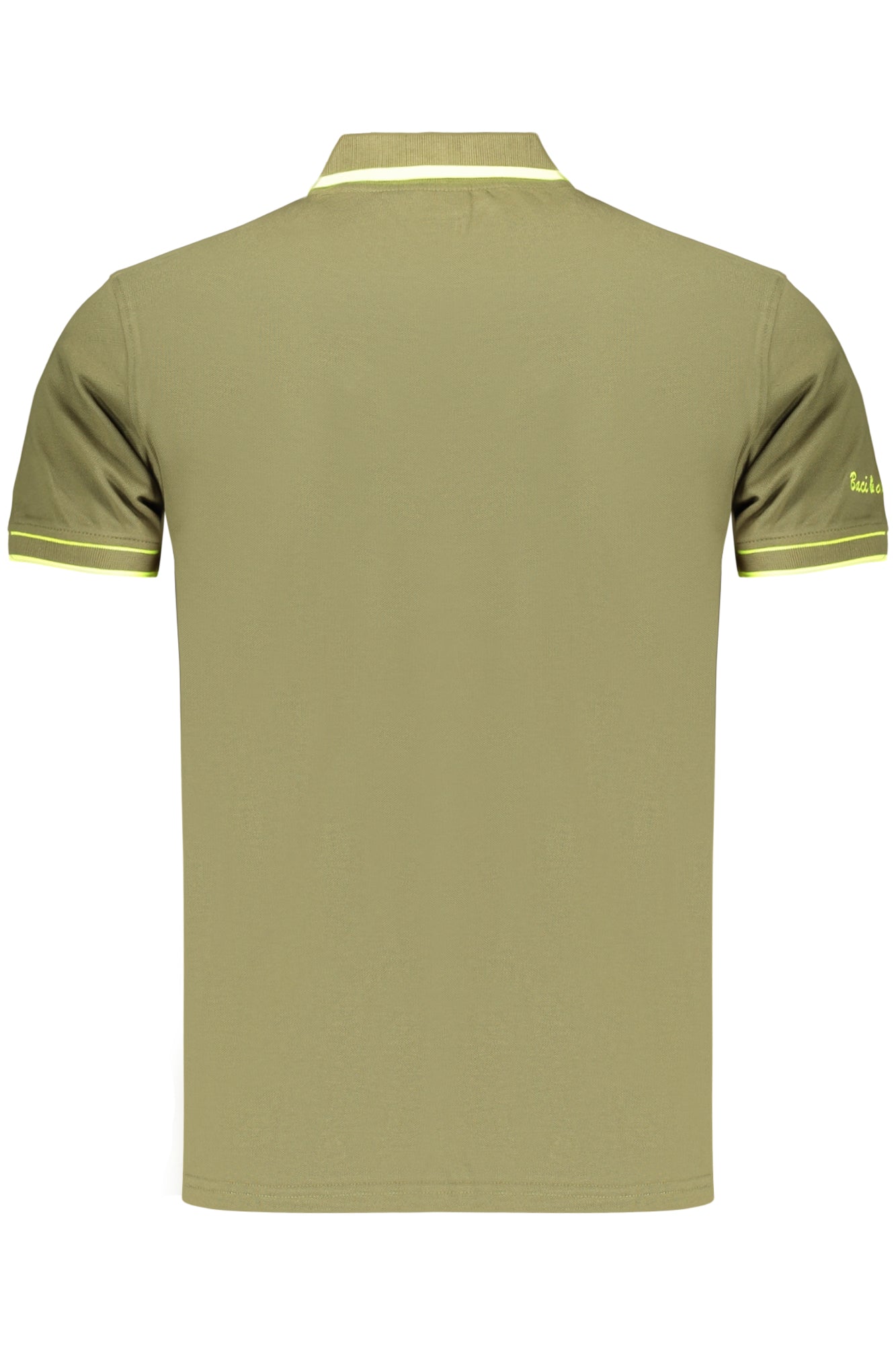 Kisses &amp; Hugs Men's Green Short-Sleeved Polo Shirt