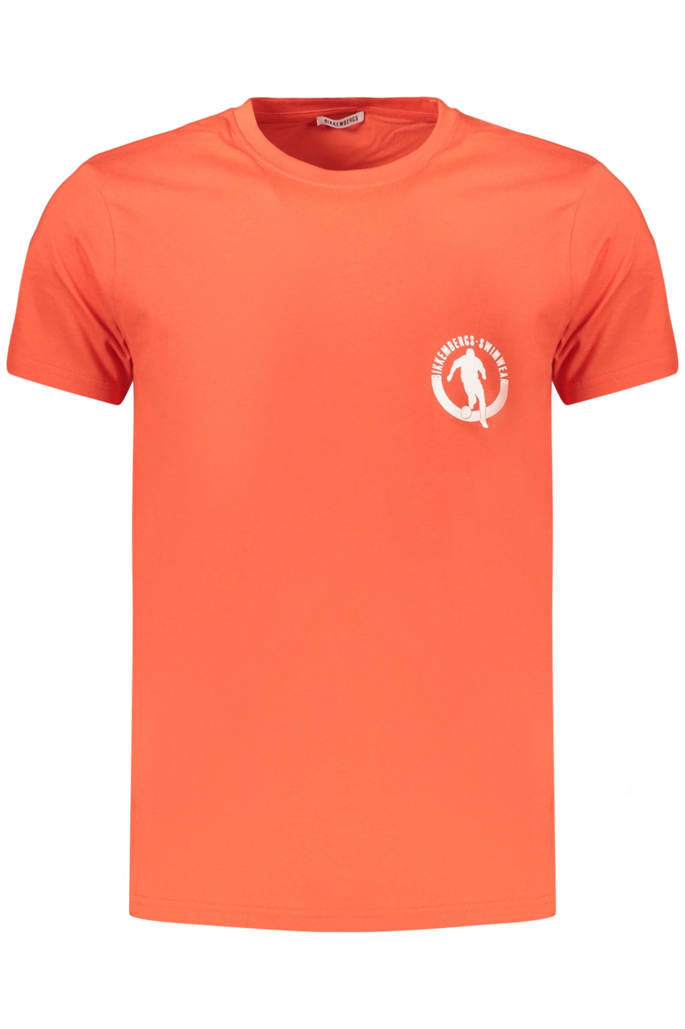 BIKKEMBERGS MEN'S SHORT-SLEEVE T-SHIRT ORANGE