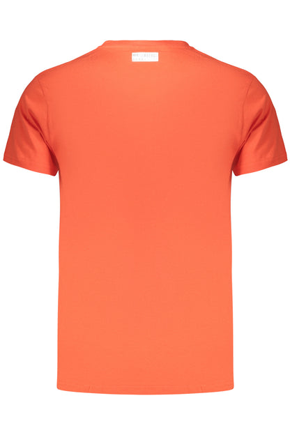 BIKKEMBERGS MEN'S SHORT-SLEEVE T-SHIRT ORANGE