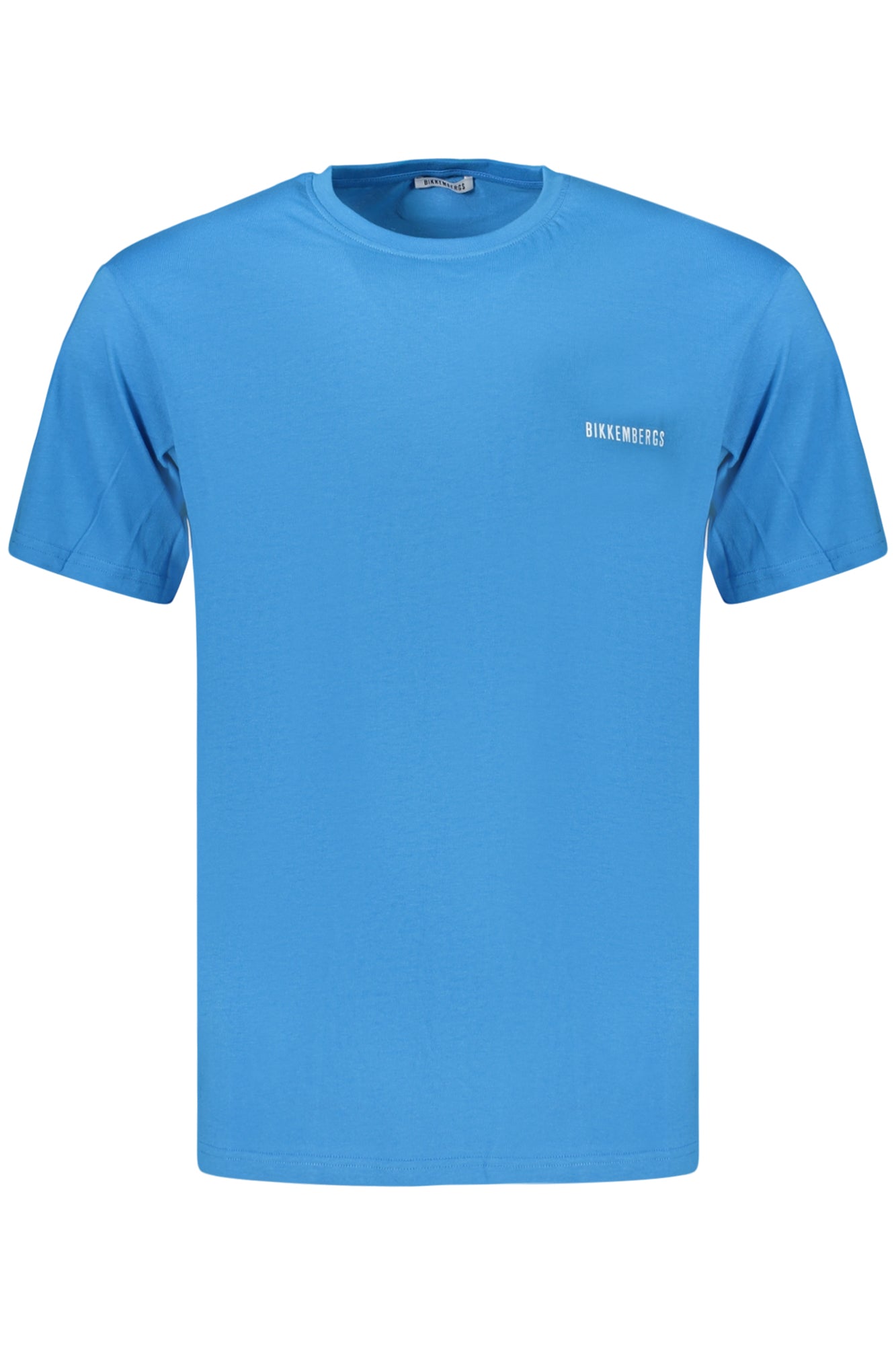 BIKKEMBERGS MEN'S SHORT-SLEEVED T-SHIRT, BLUE