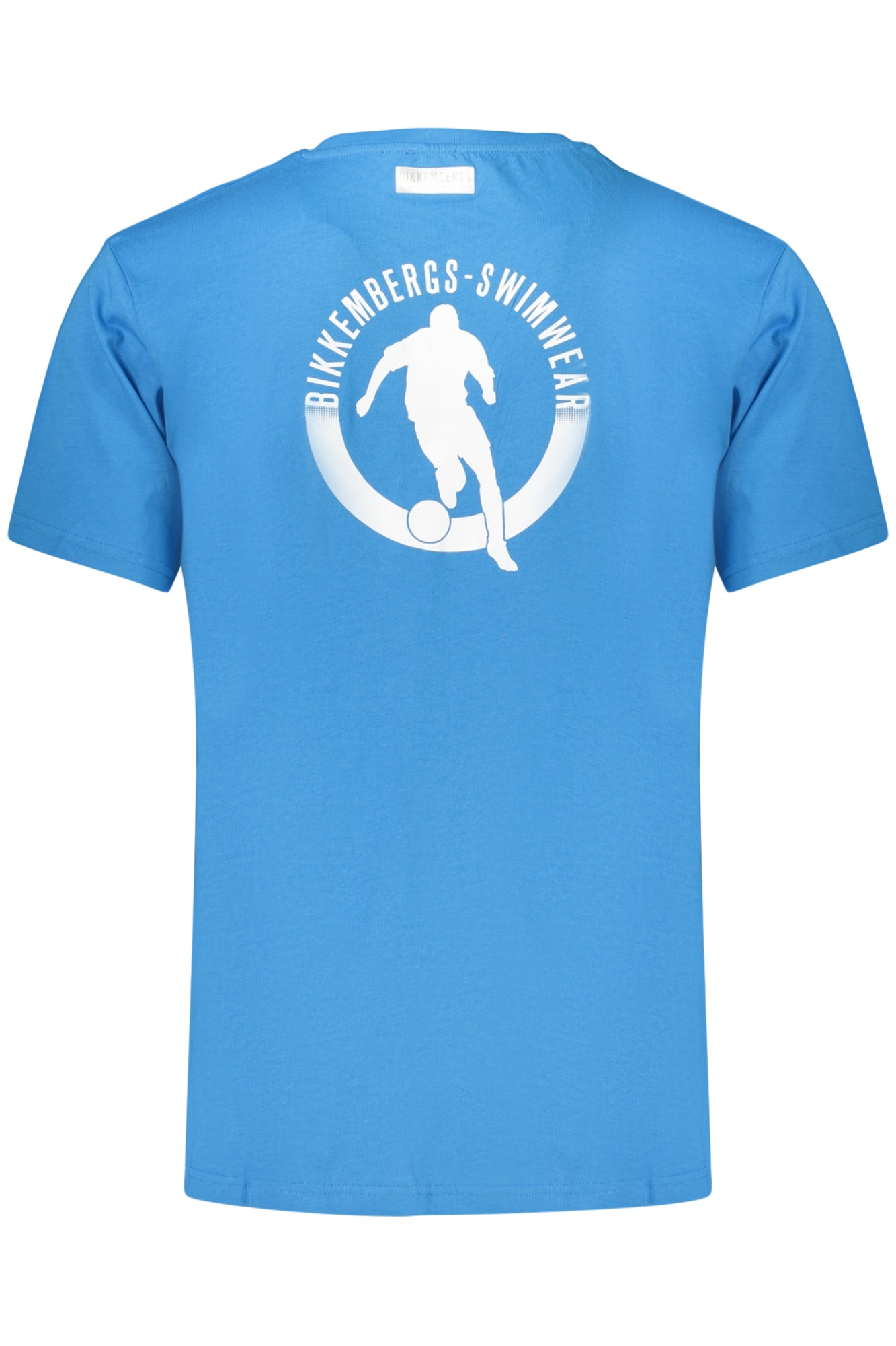 BIKKEMBERGS MEN'S SHORT-SLEEVED T-SHIRT, BLUE
