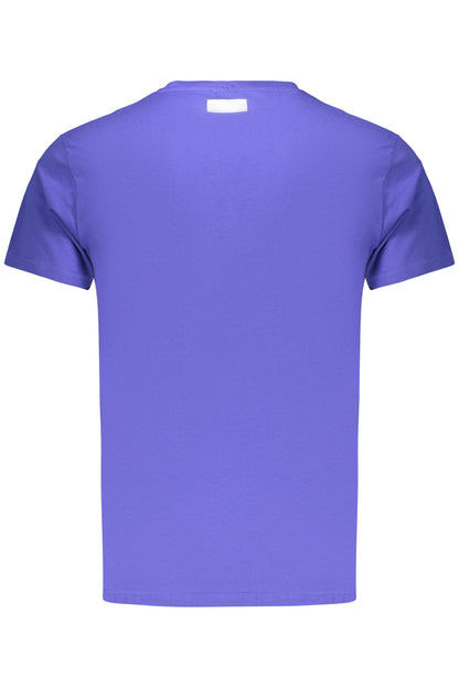 BIKKEMBERGS MEN'S SHORT-SLEEVE T-SHIRT BLUE