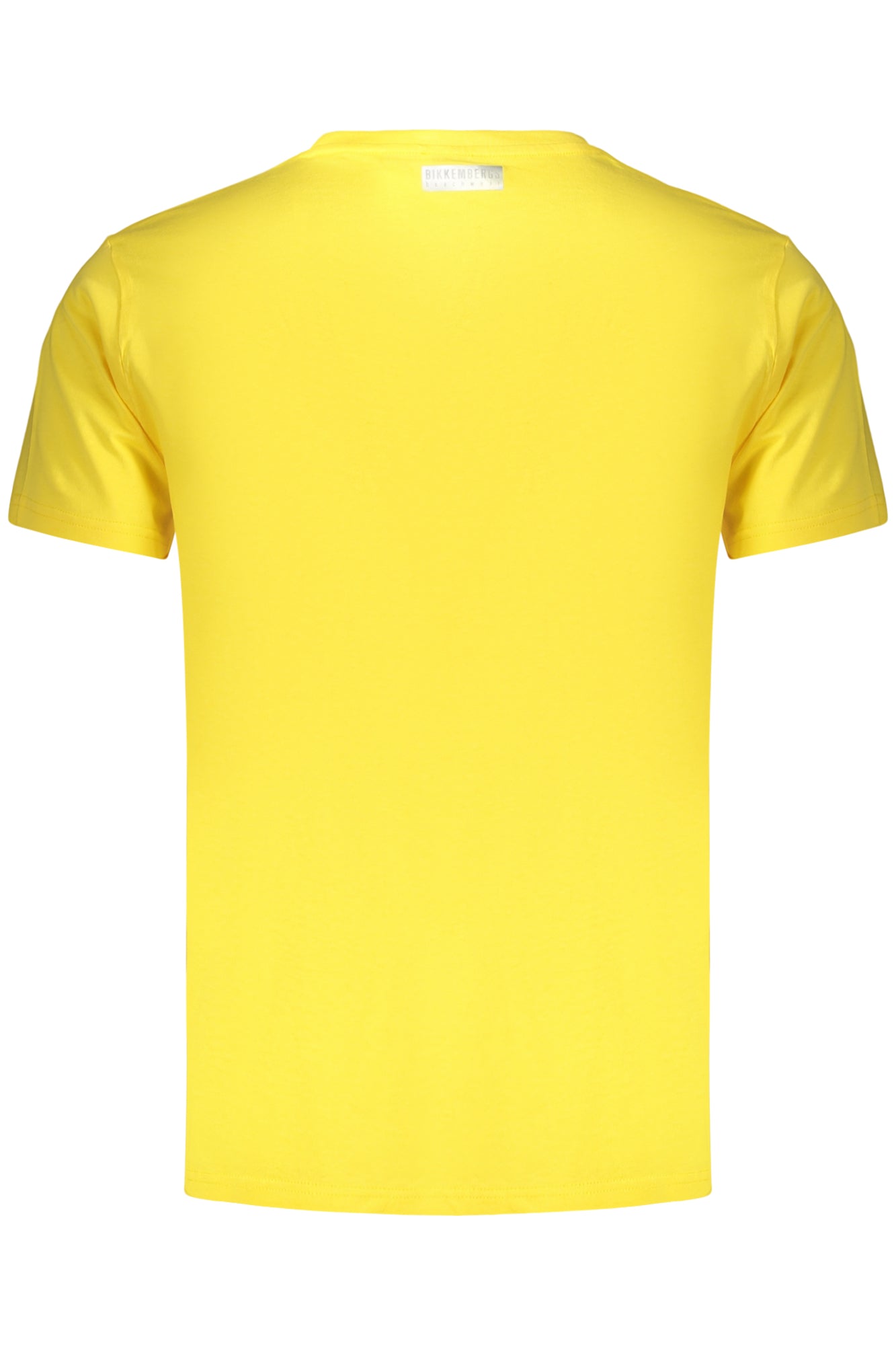 BIKKEMBERGS MEN'S SHORT-SLEEVED T-SHIRT YELLOW