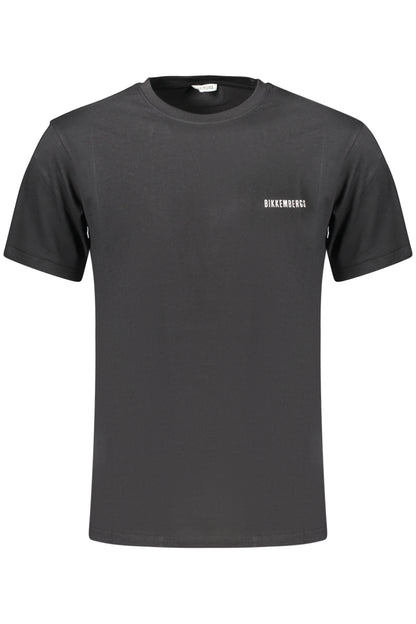 BIKKEMBERGS MEN'S SHORT-SLEEVE T-SHIRT BLACK