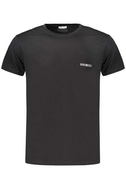 BIKKEMBERGS MEN'S SHORT-SLEEVE T-SHIRT BLACK