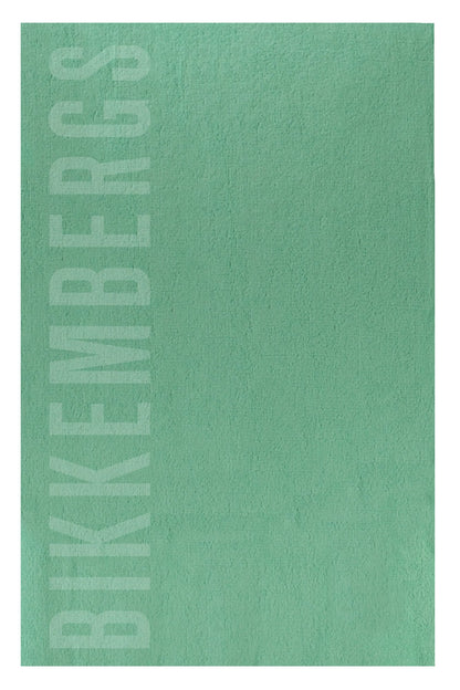 BIKKEMBERGS GREEN BEACH TOWEL FOR WOMEN
