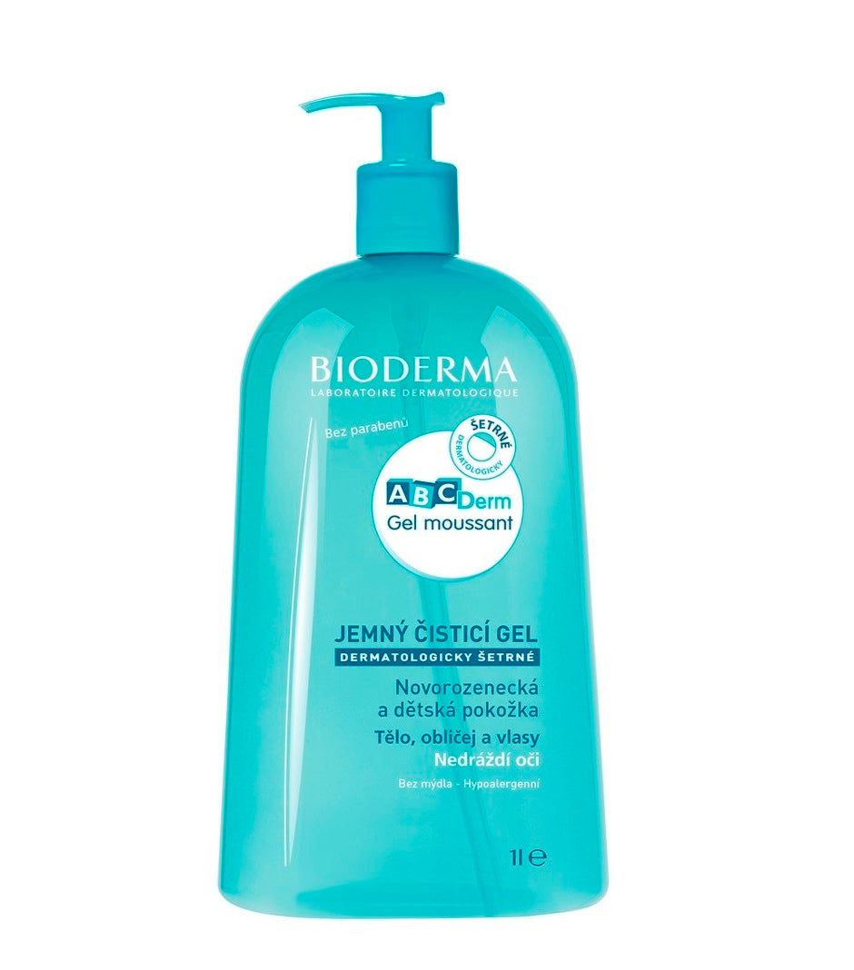 Bioderma ABCDerm gentle cleansing gel K 1000 ml