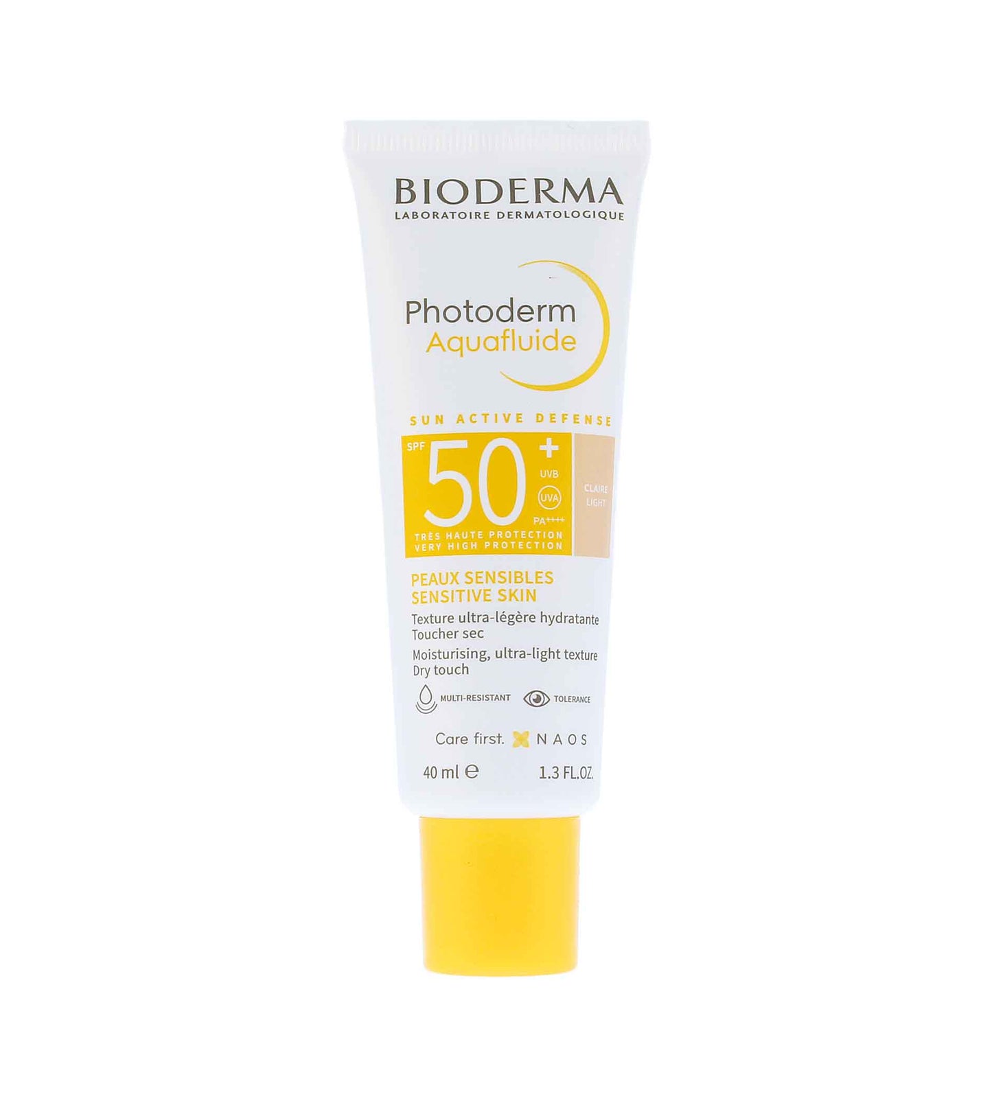 Bioderma Photoderm Aquafluide Fluide teinté protecteur visage SPF 50+ Clair 40 ml