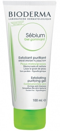Bioderma Sébium Gel Gommant Gel Purifiant Exfoliant 100 ml