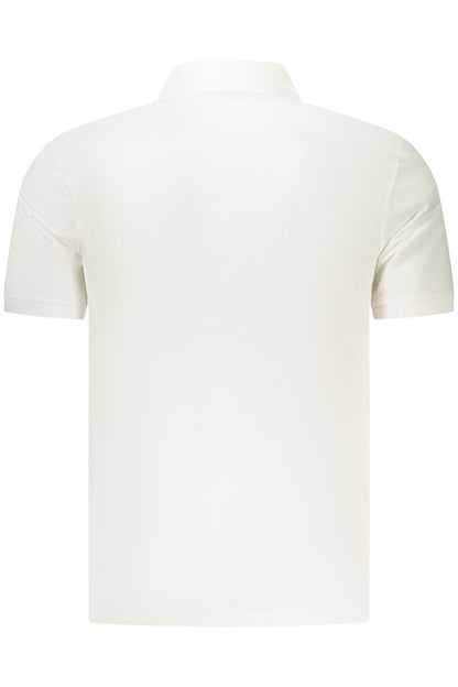 BLAUER APPAREL MEN'S SHORT-SLEEVE POLO SHIRT WHITE