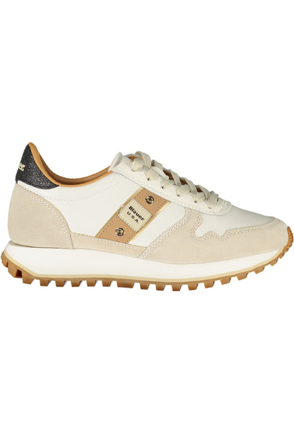 BLAUER WOMEN'S WHITE SPORTS SHOES