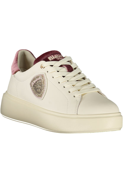 BLAUER WOMEN'S WHITE SPORTS SHOES