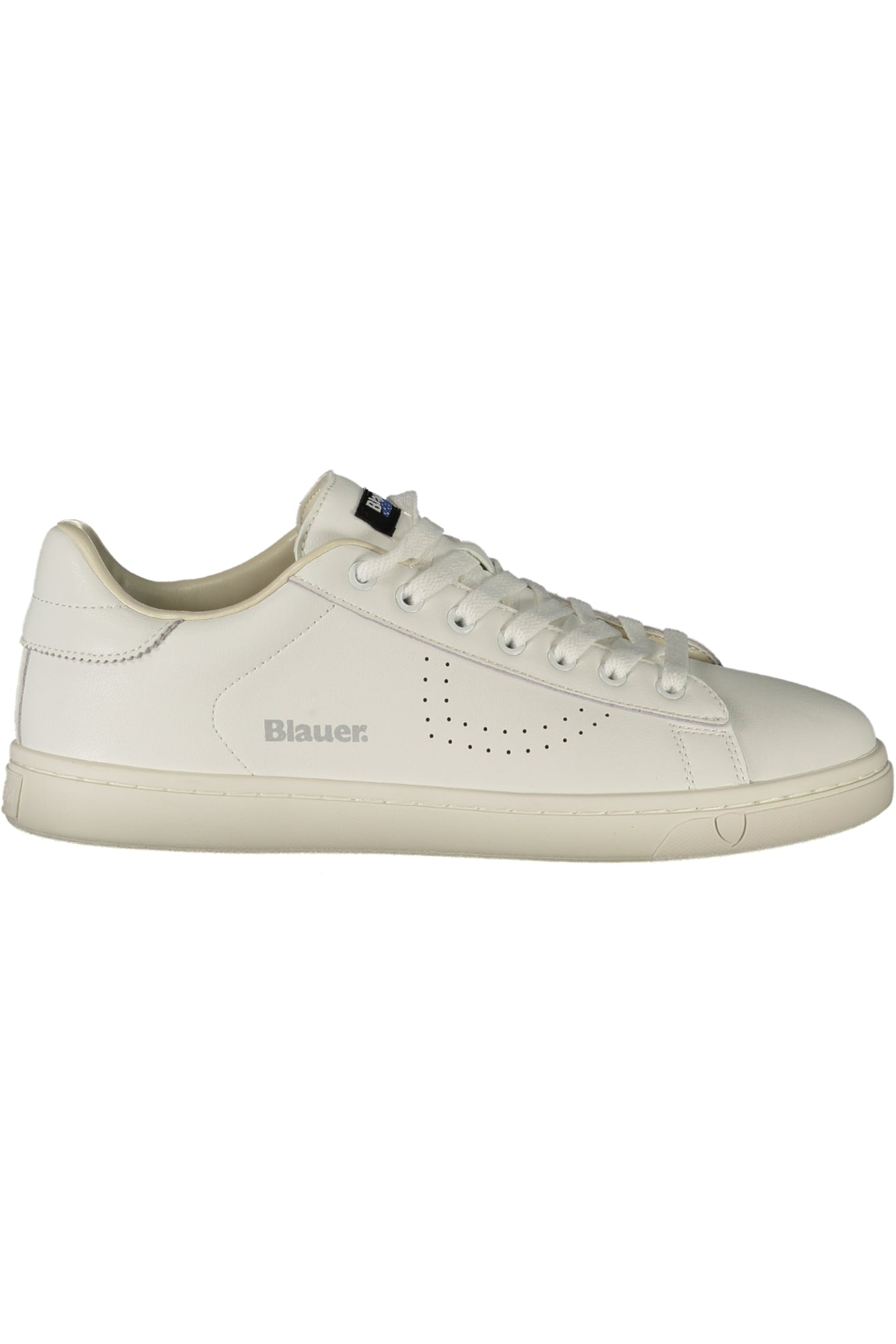BLAUER MEN'S WHITE SPORTS SHOES