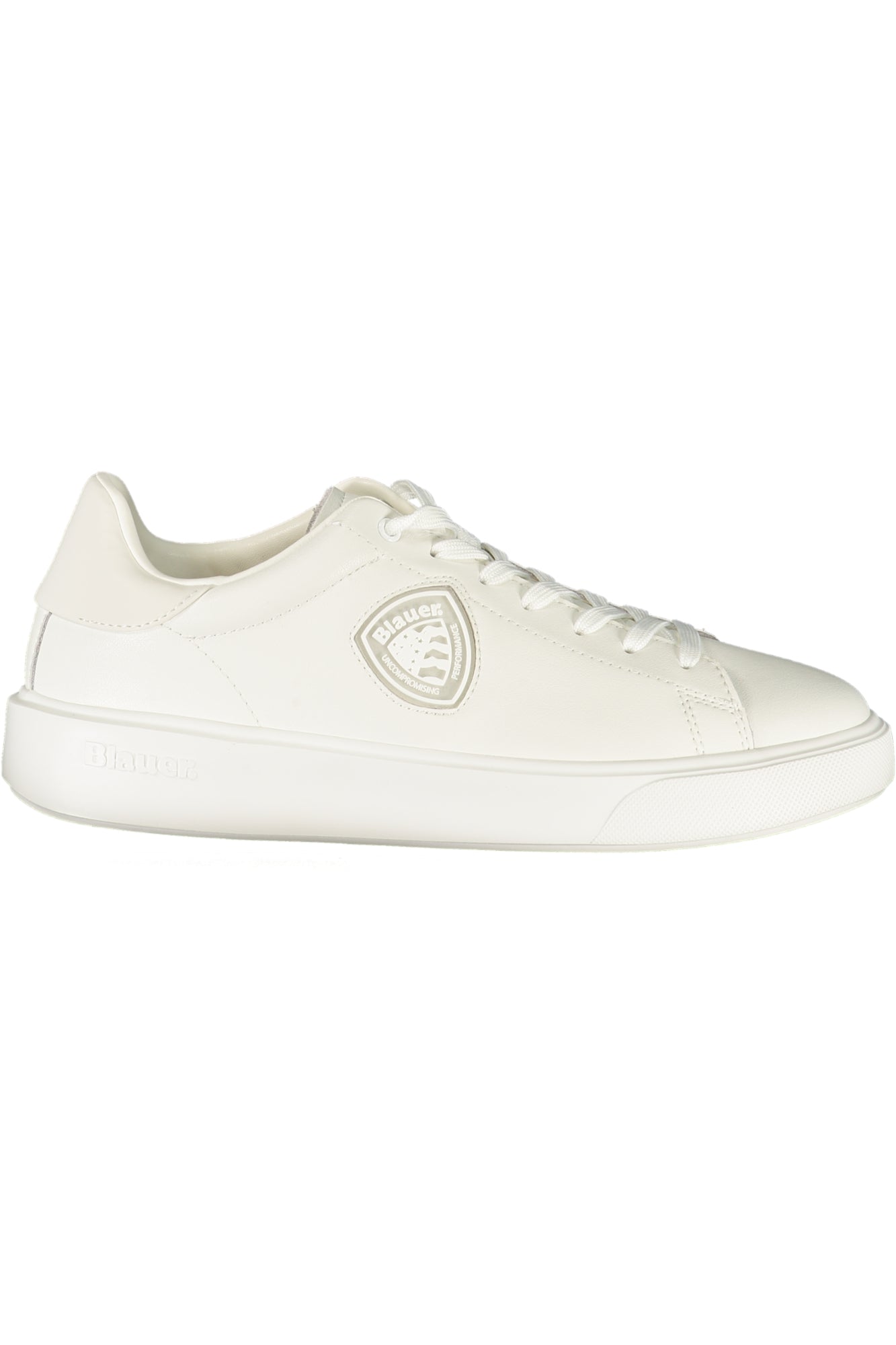 BLAUER MEN'S WHITE SPORTS SHOES