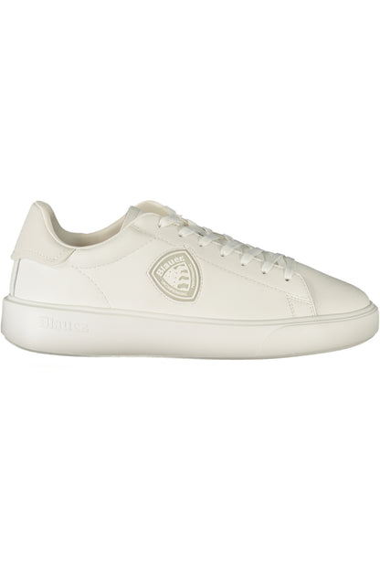 BLAUER MEN'S WHITE SPORTS SHOES