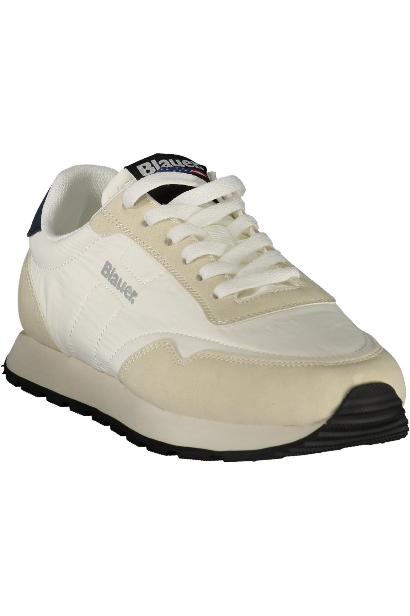 BLAUER MEN'S WHITE SPORTS SHOES