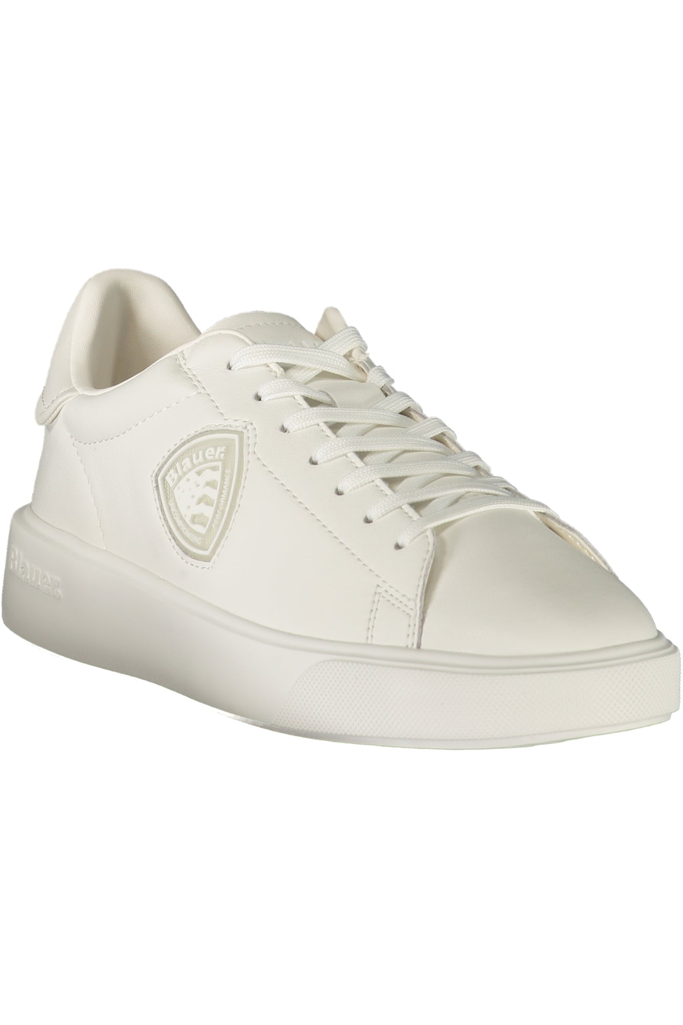 BLAUER MEN'S WHITE SPORTS SHOES