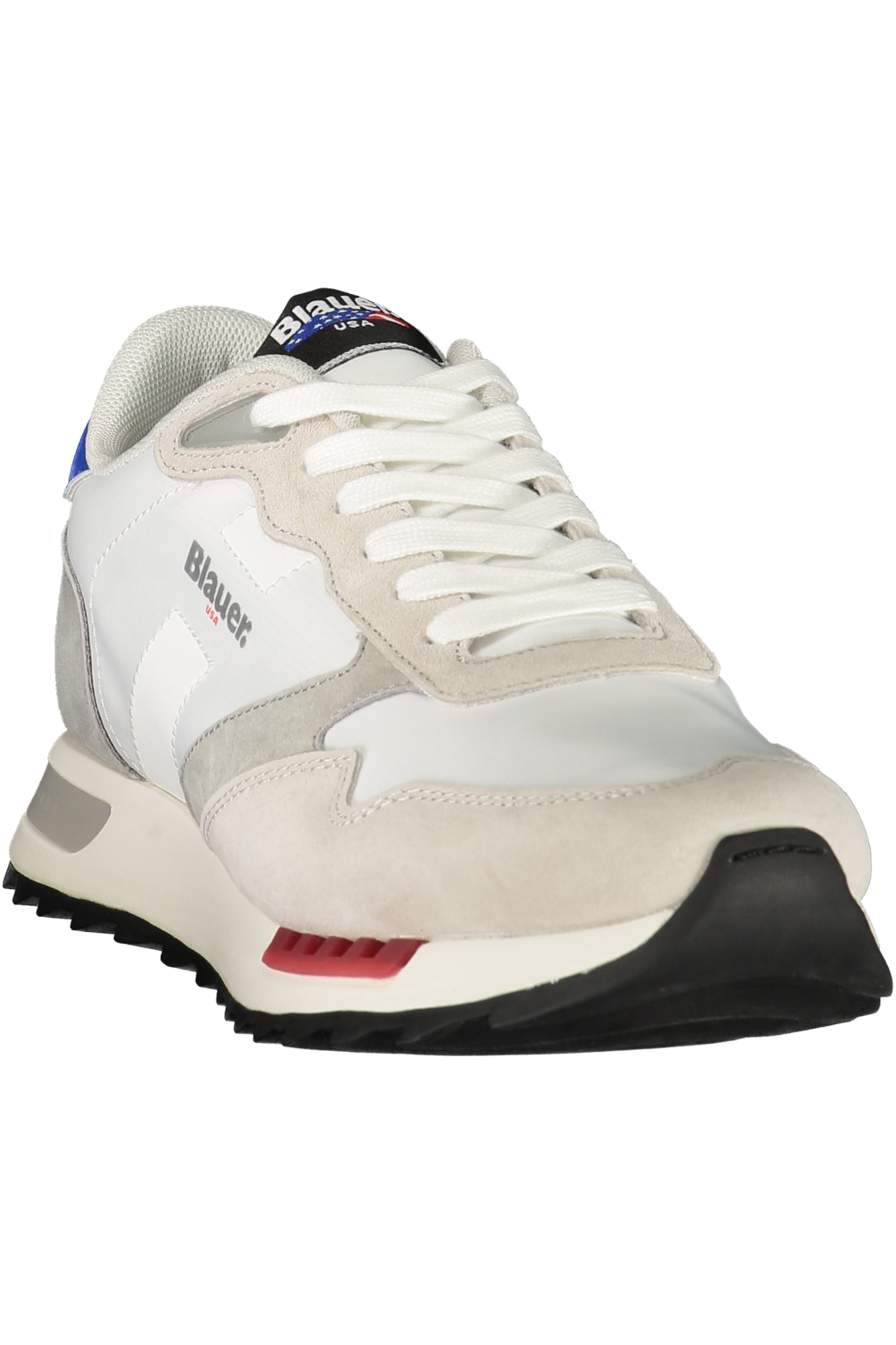BLAUER MEN'S WHITE SPORTS SHOES