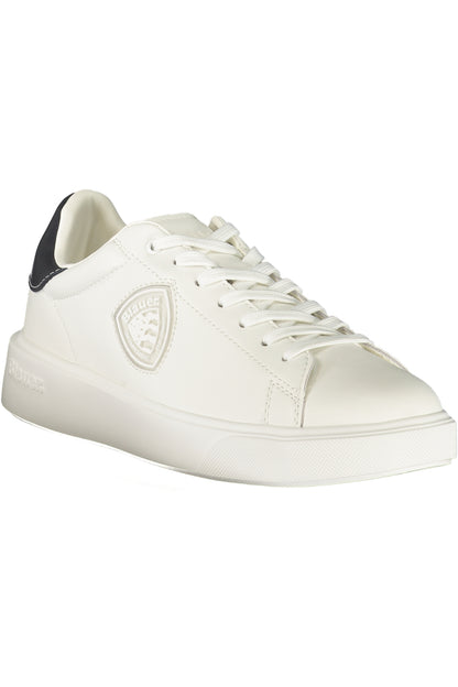 BLAUER MEN'S WHITE SPORTS SHOES