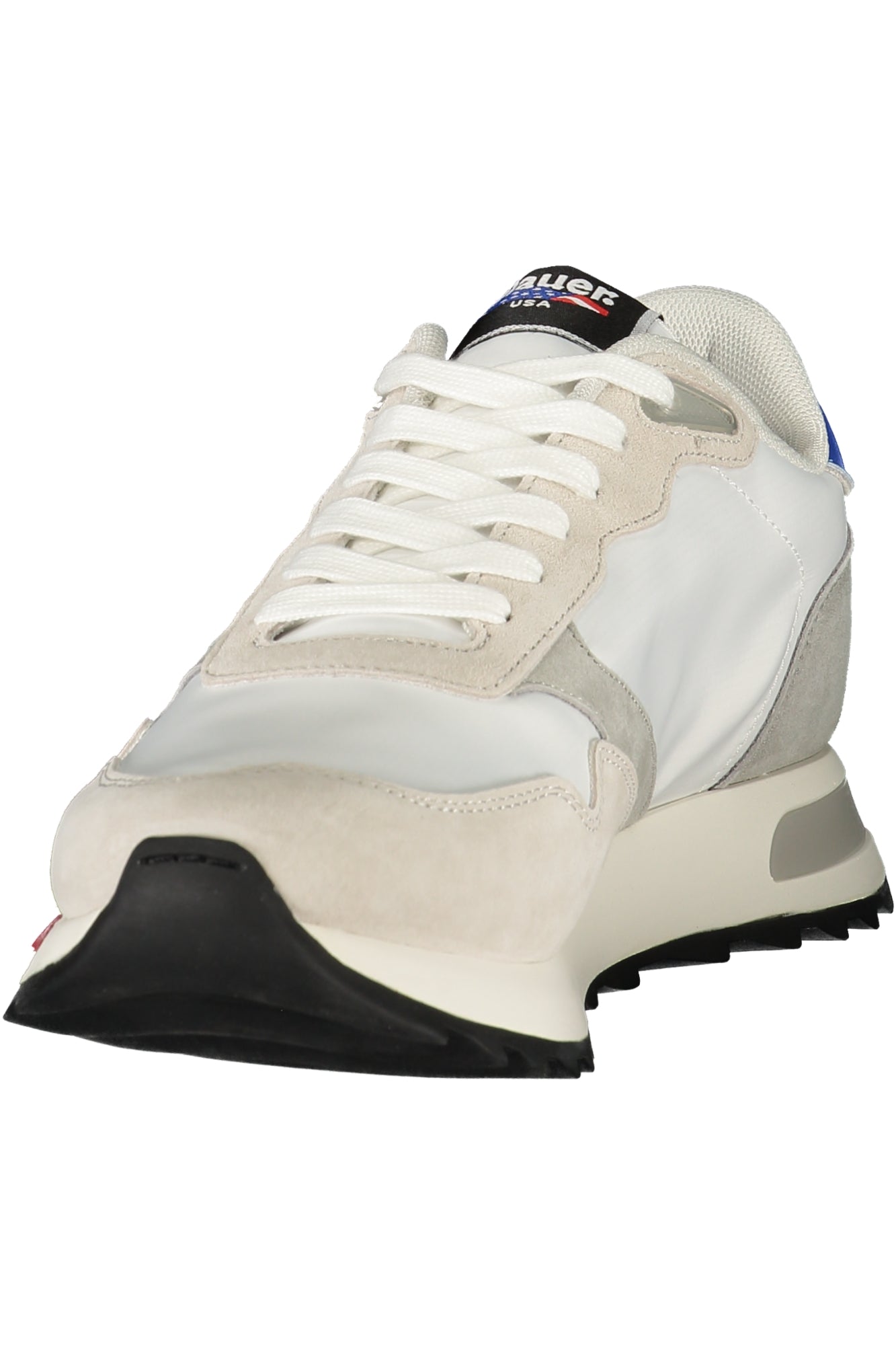 BLAUER MEN'S WHITE SPORTS SHOES