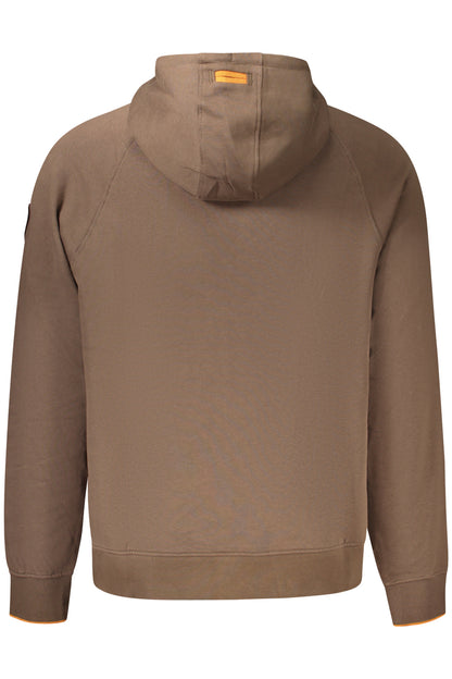 SWEAT-SHIRT ZIPPÉ HOMME BLAUER MARRON