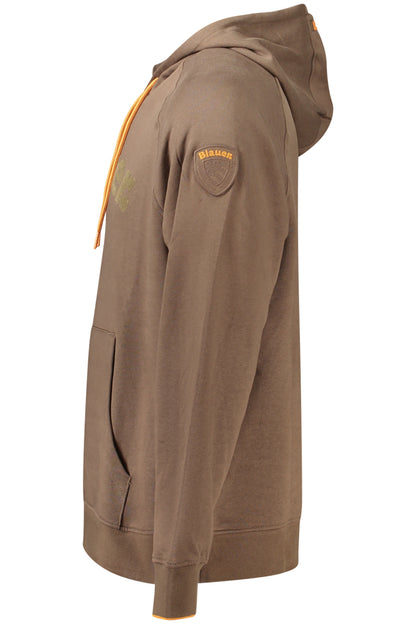 SWEAT-SHIRT ZIPPÉ HOMME BLAUER MARRON