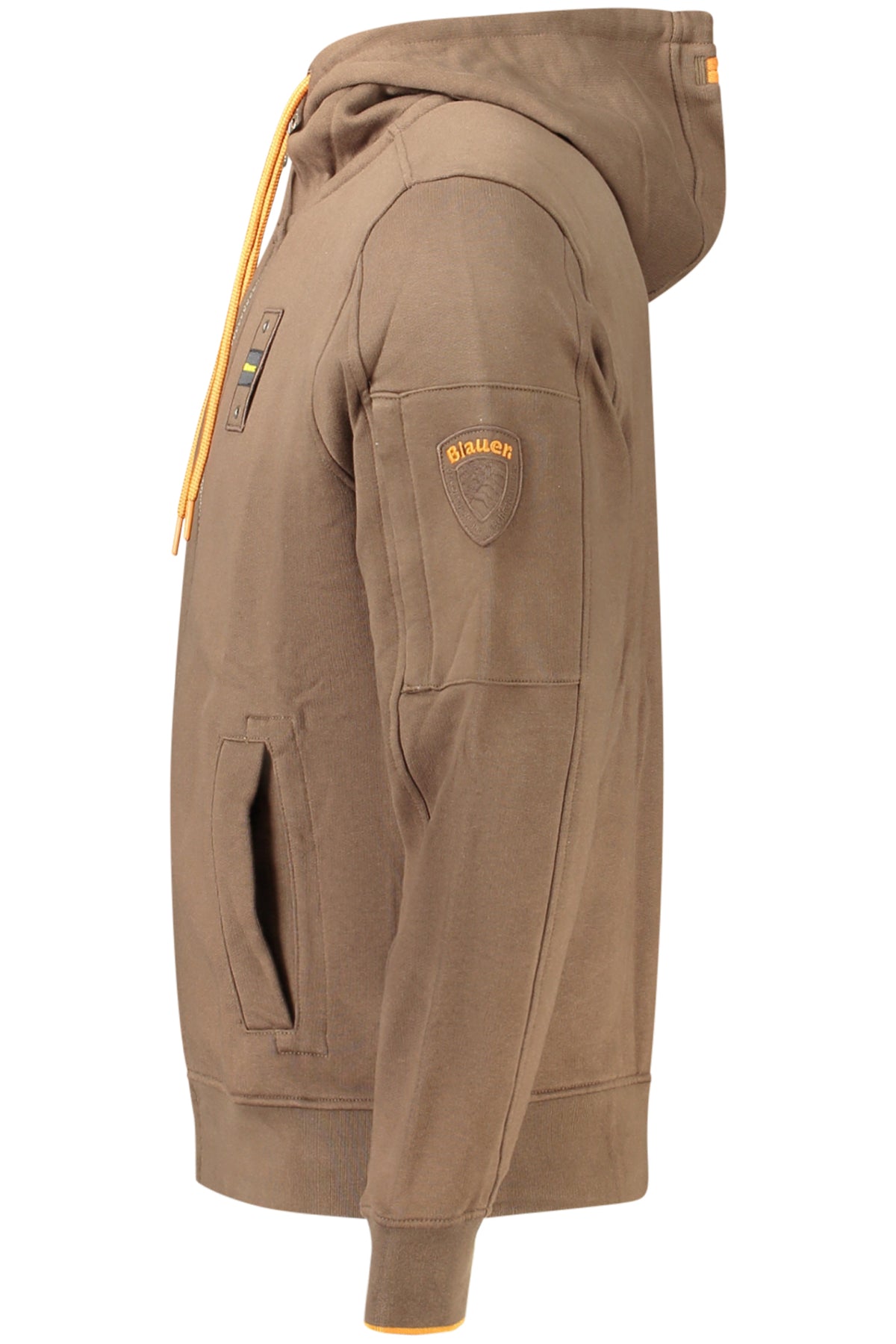 SWEAT-SHIRT ZIPPÉ HOMME BLAUER MARRON