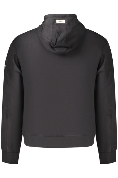 SWEAT-SHIRT BLAUER NOIR À FERMETURE ÉCLAIR POUR HOMME