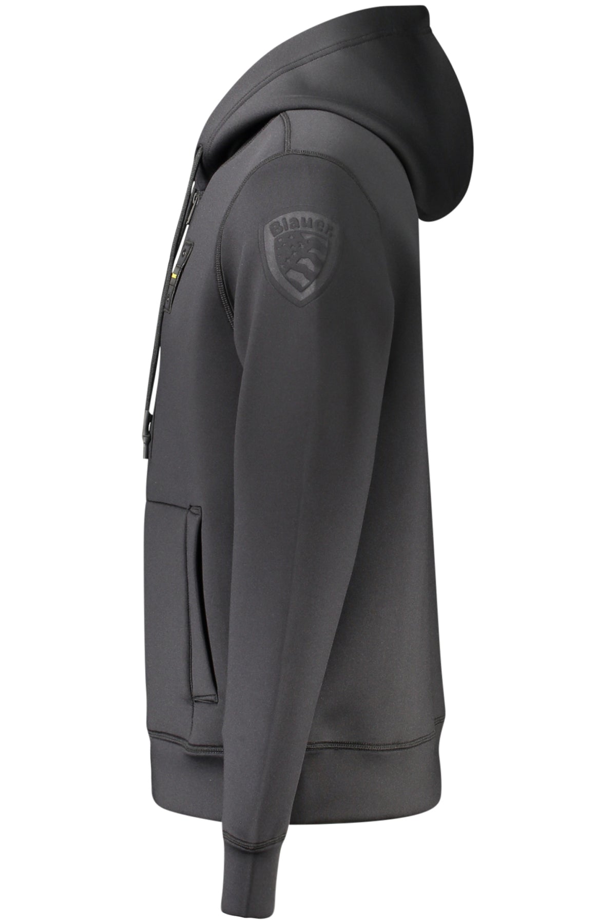 SWEAT-SHIRT BLAUER NOIR À FERMETURE ÉCLAIR POUR HOMME