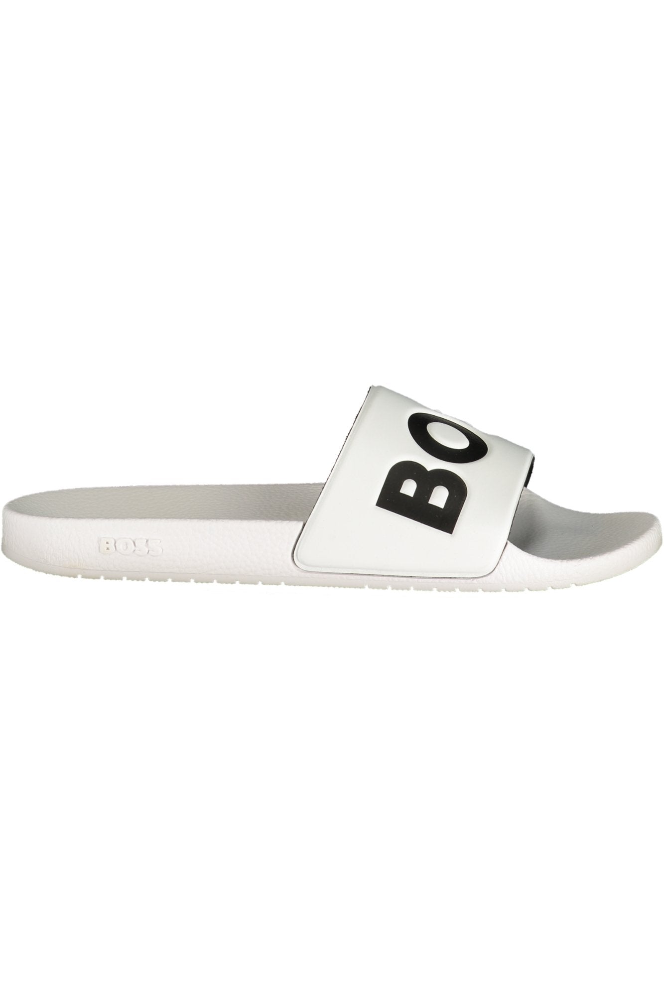 BOSS FOOTWEAR MEN'S WHITE SLIPPER
