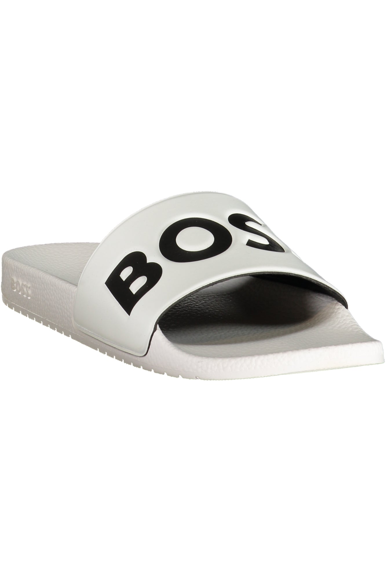 BOSS FOOTWEAR MEN'S WHITE SLIPPER