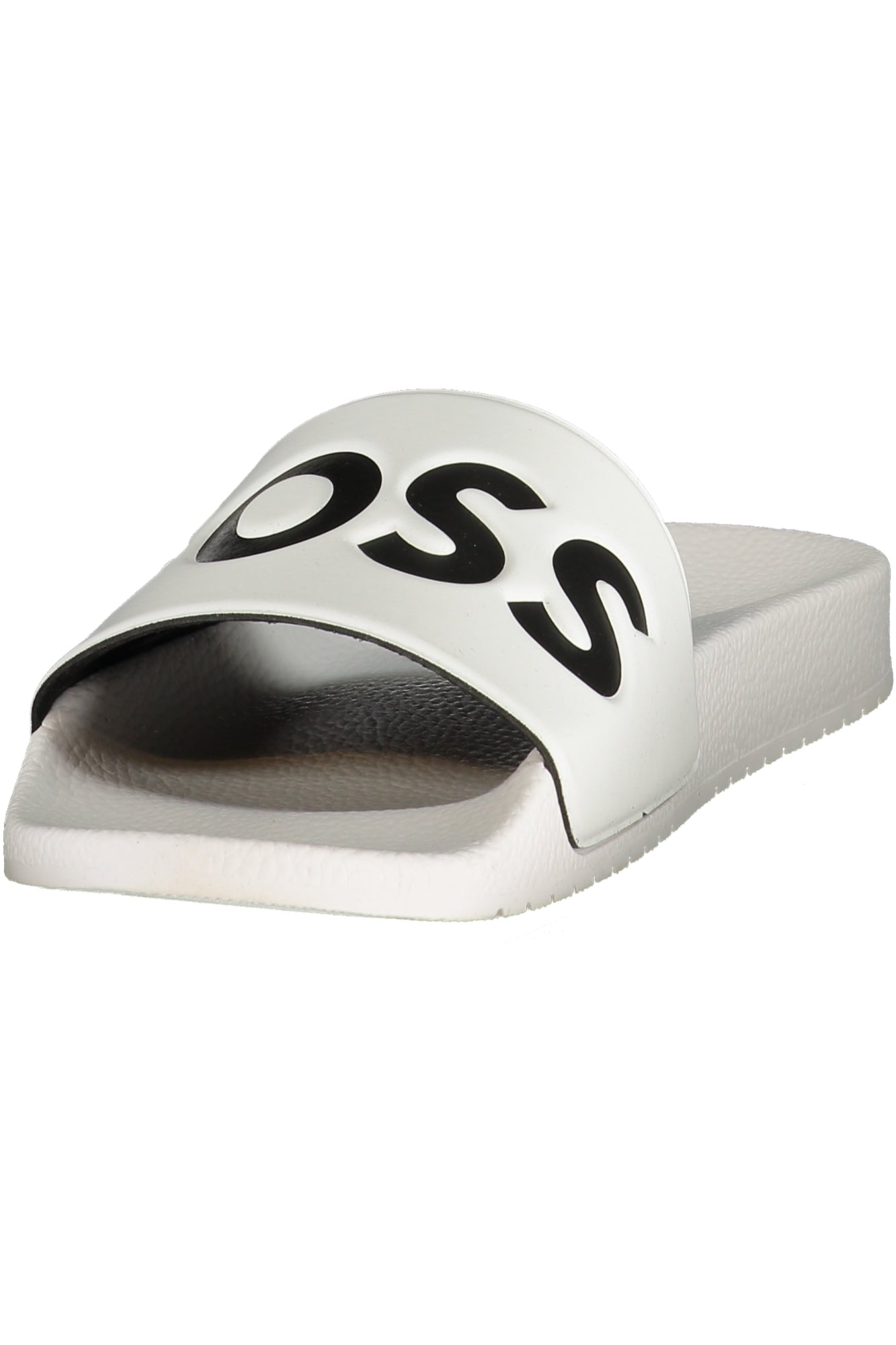 BOSS FOOTWEAR MEN'S WHITE SLIPPER