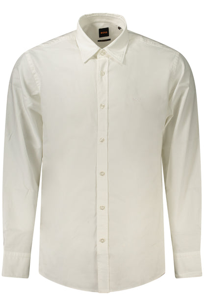CHEMISE BLANCHE À MANCHES LONGUES POUR HOMME BOSS