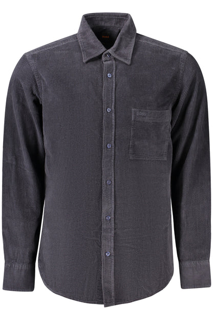 CHEMISE BLEUE À MANCHES LONGUES POUR HOMME BOSS