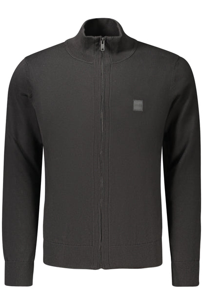 CARDIGAN NOIR POUR HOMME BOSS