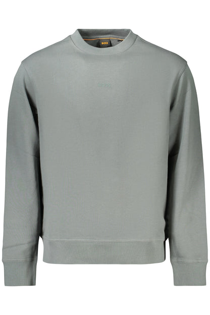 SWEAT-SHIRT FERMETURE ÉCLAIR BOSS POUR HOMME, VERT