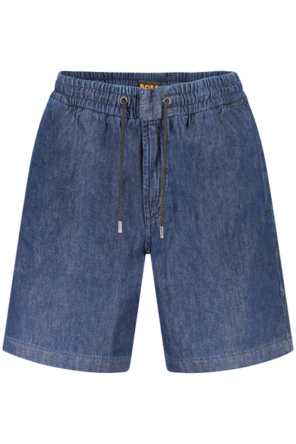 BOSS JEANS MEN'S BLUE BERMUDA SHORTS