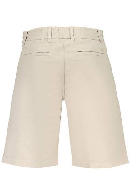 BOSS MEN'S BEIGE BERMUDA SHORTS
