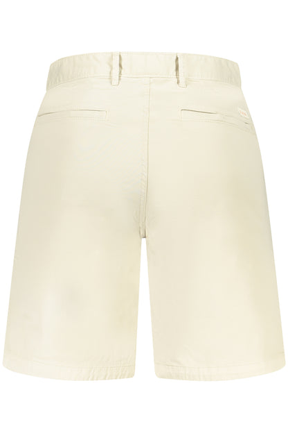 BOSS MEN'S BEIGE BERMUDA SHORTS