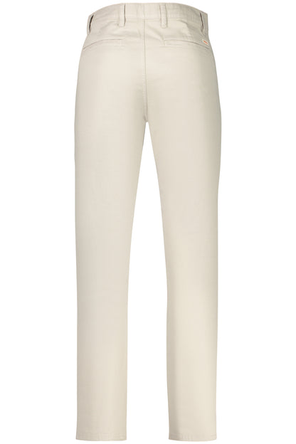 BOSS MEN'S BEIGE TROUSERS