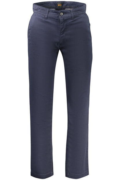 BOSS MEN'S BLUE TROUSERS