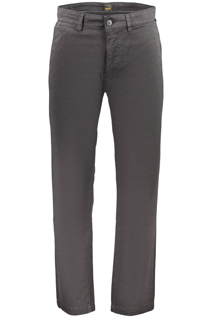 BOSS MEN'S BLACK TROUSERS
