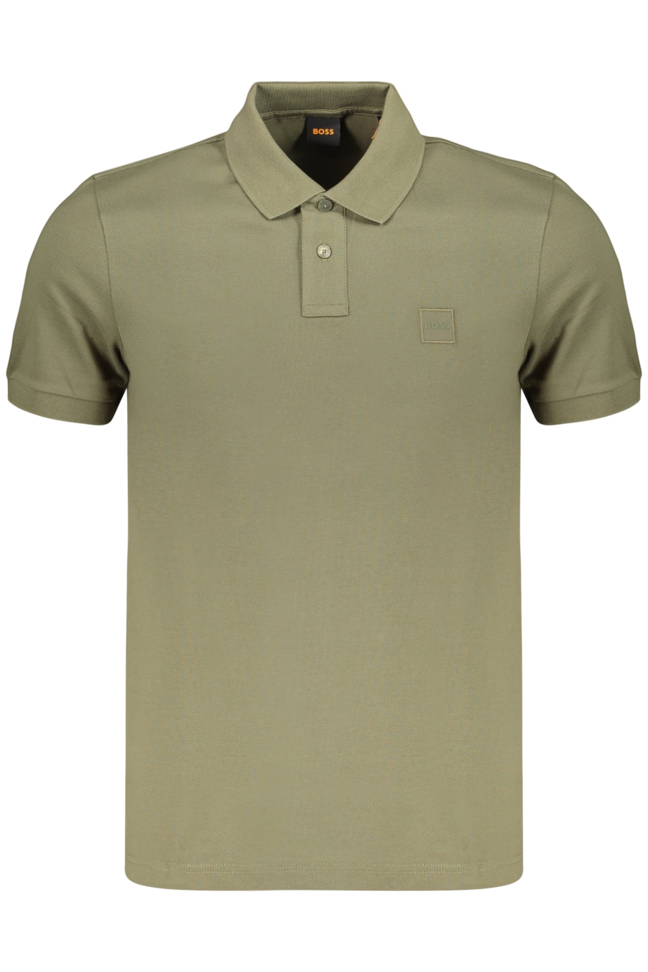 BOSS MEN'S SHORT-SLEEVE POLO SHIRT GREEN