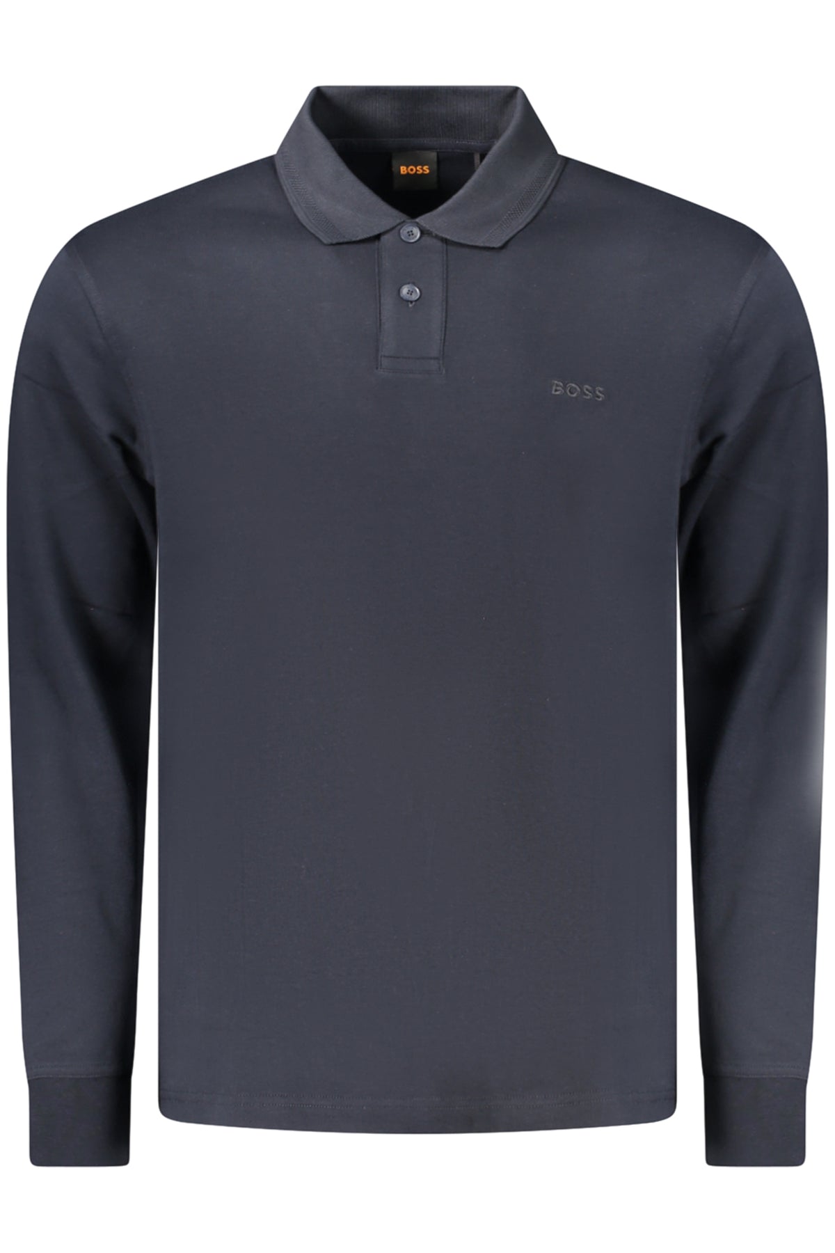 Polo à manches longues pour homme BOSS, bleu