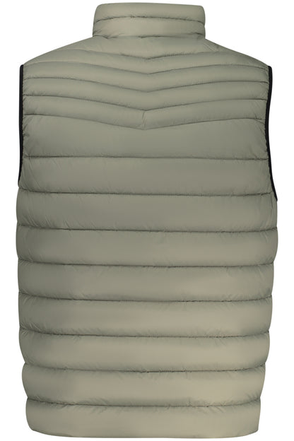 BOSS MEN'S GREEN SLEEVELESS JACKET