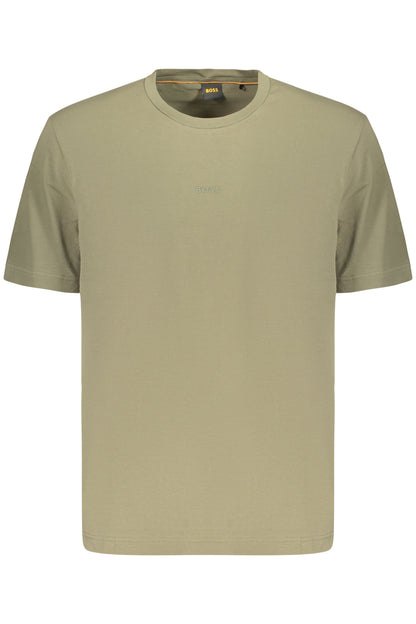BOSS MEN'S SHORT-SLEEVED T-SHIRT GREEN