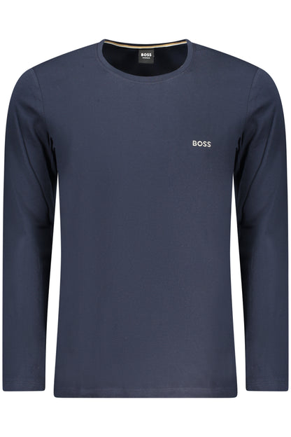 BOSS MEN'S LONG-SLEEVED T-SHIRT, BLUE