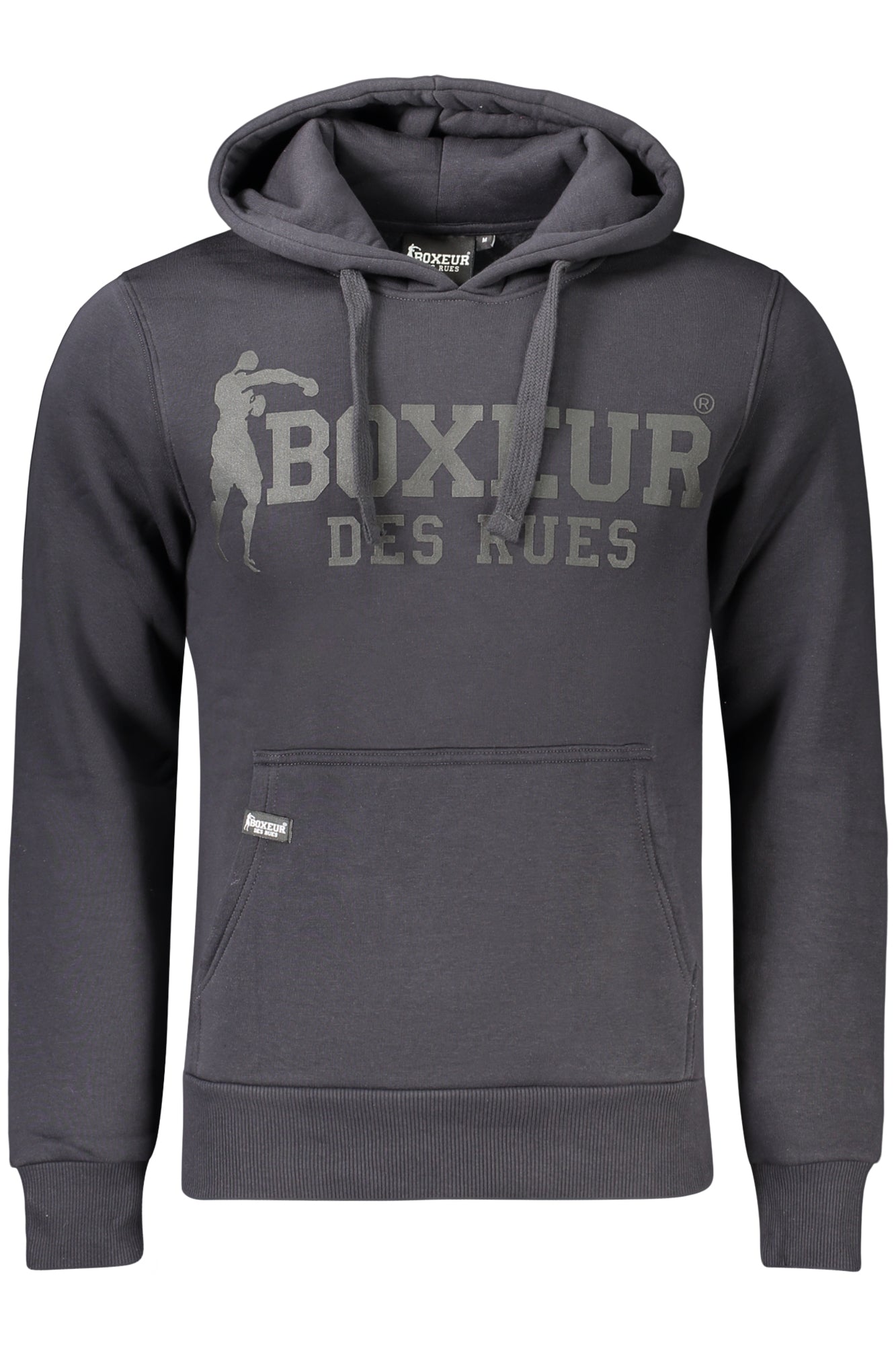 BOXEUR DES RUES MEN'S ZIP-UP SWEATSHIRT, GREY